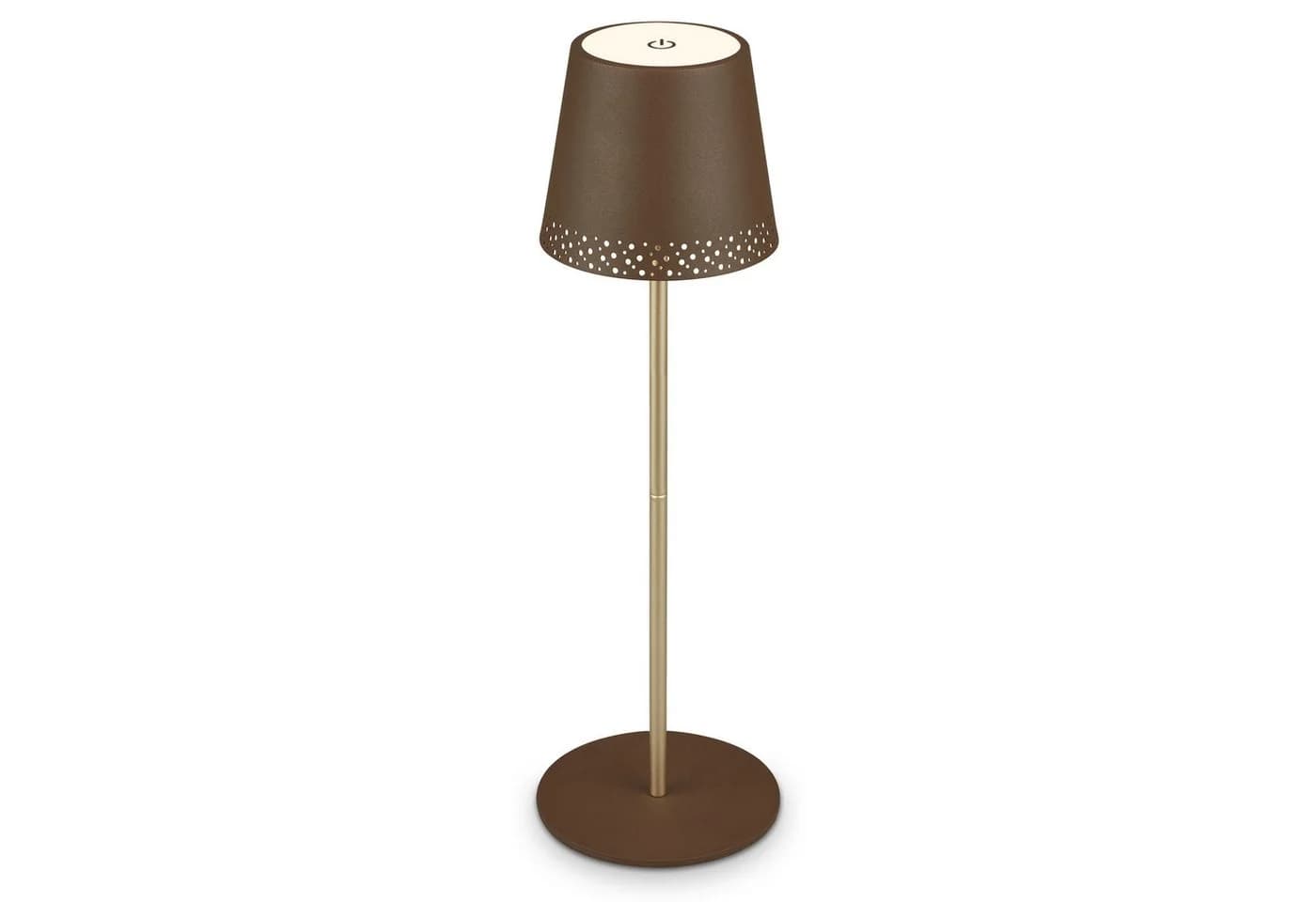 Briloner Leuchten LED Tischleuchte "KIKI" Braun-Gold Höhenverstellbar - Bild 2