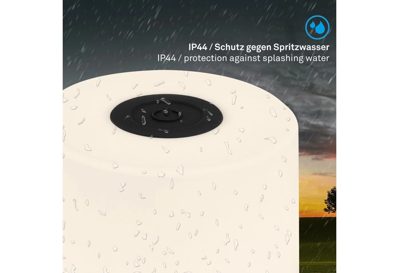 Briloner Leuchten Tischleuchte SMAL Schwarz LED fest integriert - Bild 4