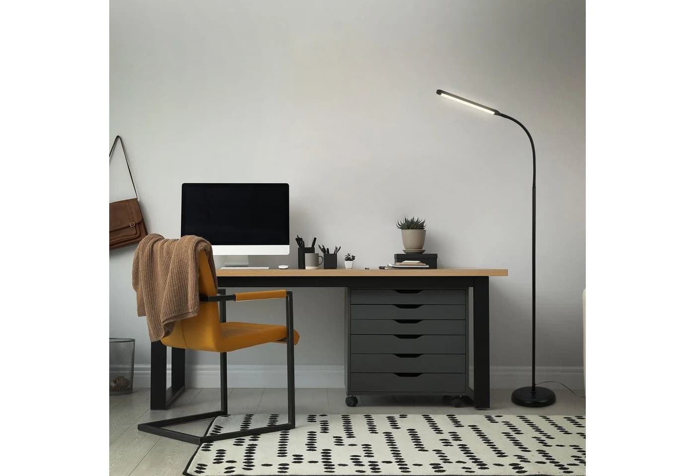 Briloner Leuchten Stehlampe PIVAZ LED Dimmbar Flexibel
