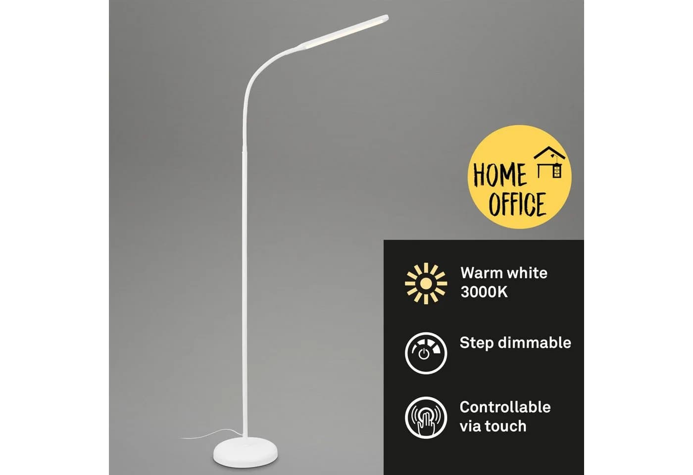 Briloner Leuchten Stehlampe PIVAZ LED Dimmbar Flexibel - Bild 3