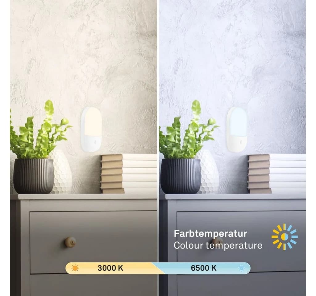 Briloner Leuchten LED Steckdosenleuchte 2184016 Dimmfunktion Weiß - Bild 4