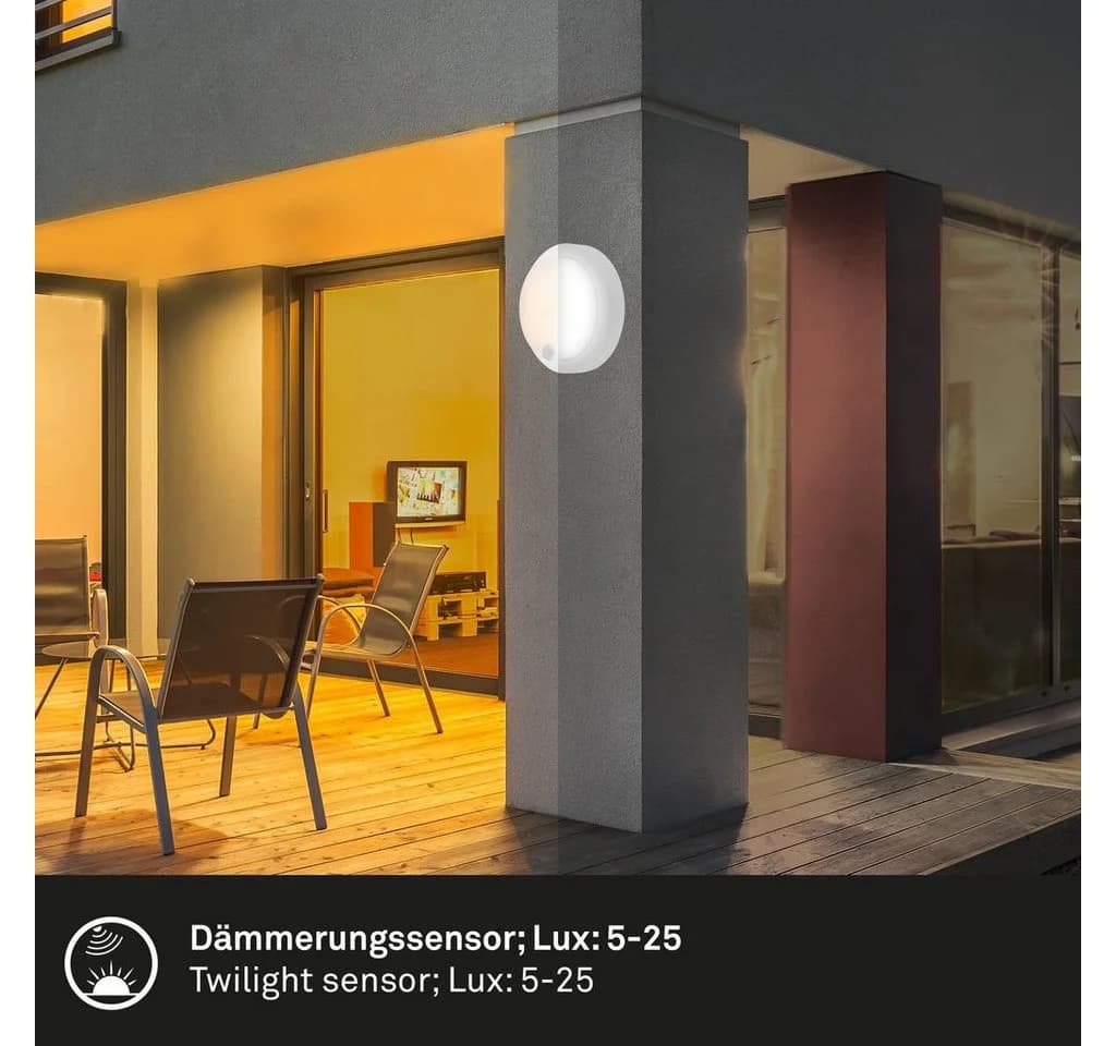 Briloner Leuchten Außen-Wandleuchte Akku LED weiß mit Bewegungsmelder - Bild 4