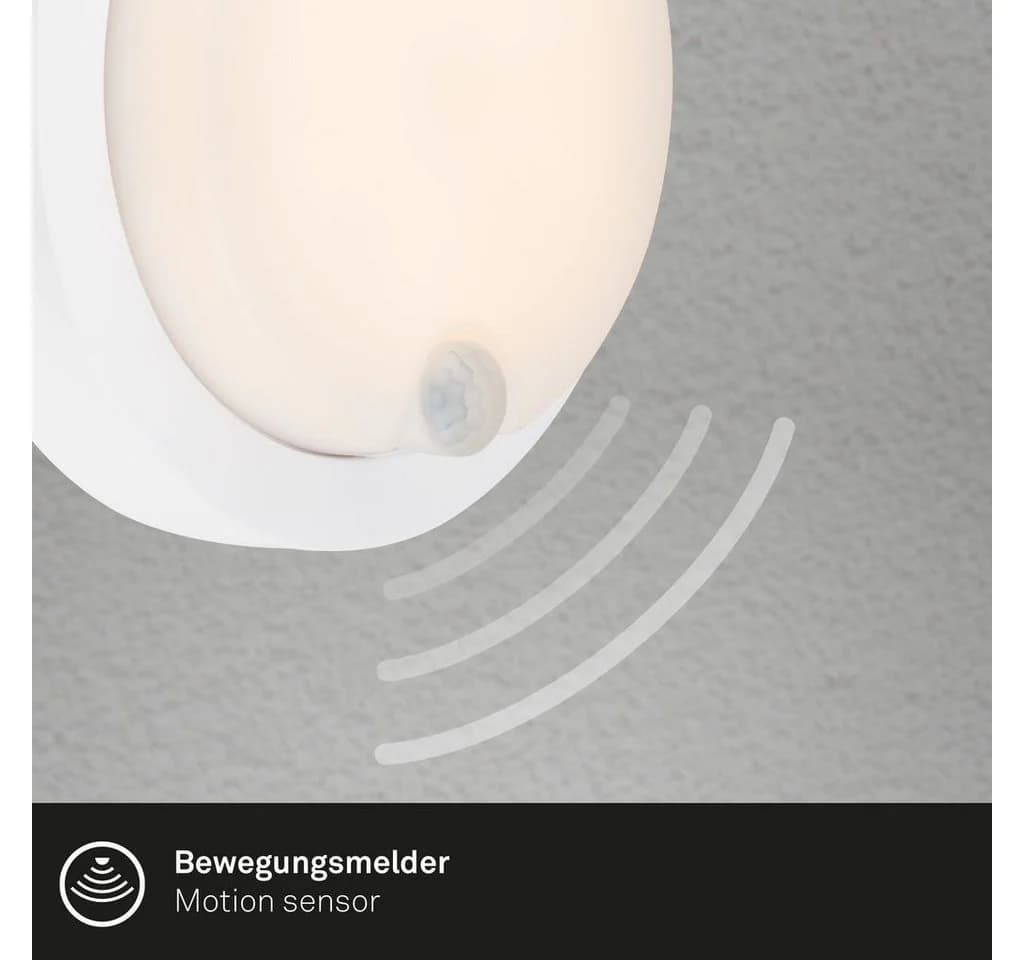 Briloner Leuchten Außen-Wandleuchte Akku LED weiß mit Bewegungsmelder - Bild 5