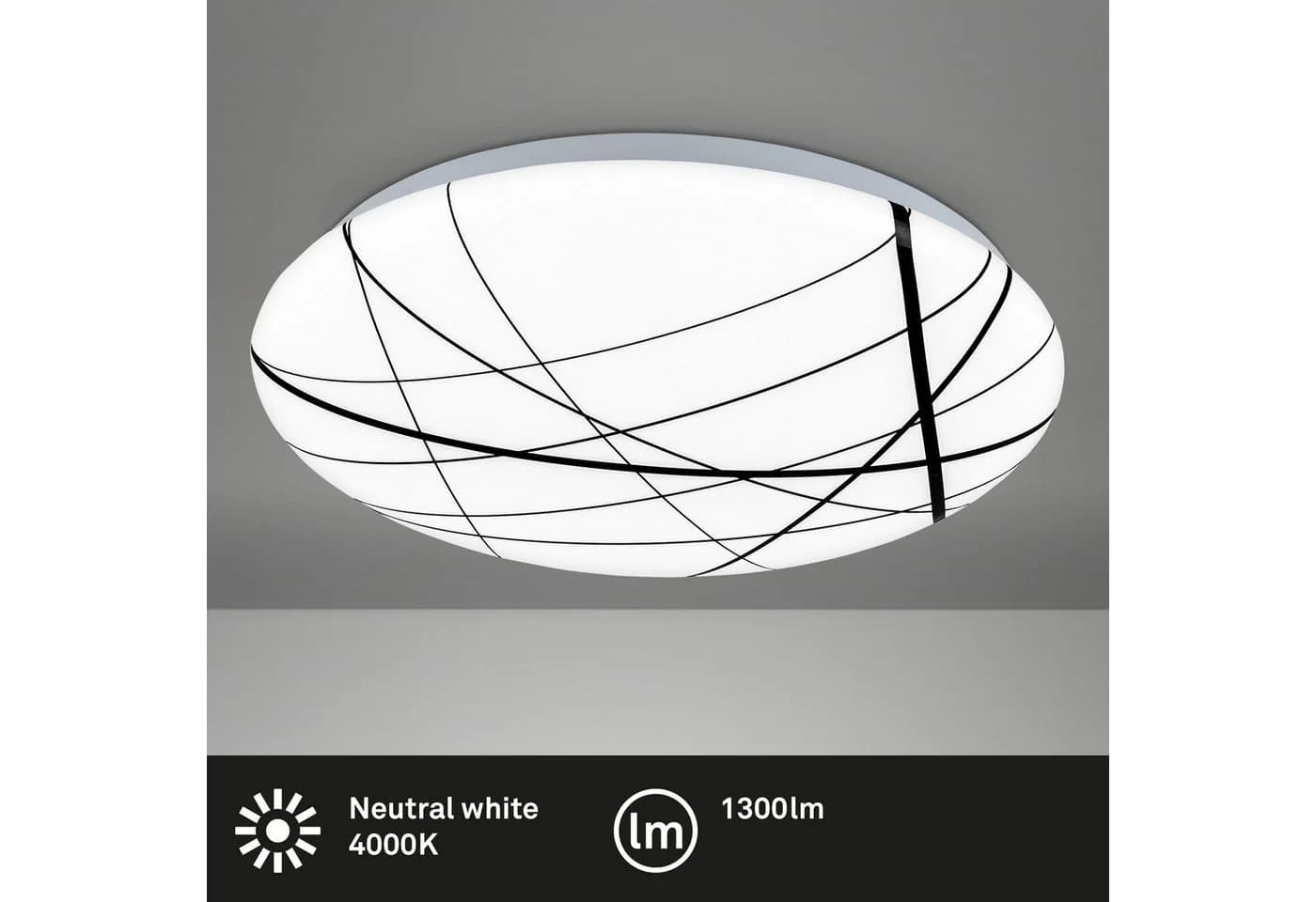 Briloner Leuchten LED Deckenleuchte 3898016, 4000K - Neutralweiß - Bild 5
