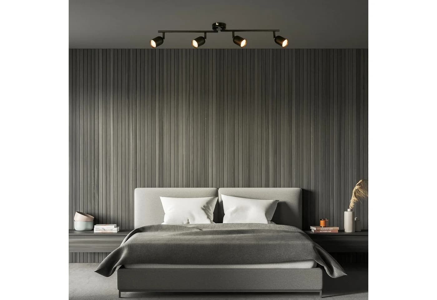 Briloner Leuchten Deckenspot Schwenkbar GU10 Schwarz-Weiß-Gold - Bild 5
