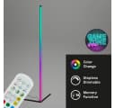 Briloner Leuchten Stehlampe REMSA RGB Gaming Dimmbar Schwarz Bild 2