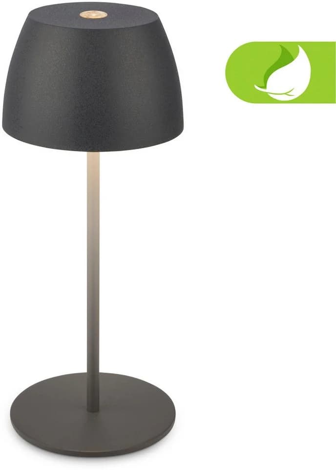 Briloner Leuchten LED Außen-Tischleuchte Serina Mini Dimmfunktion USB-Ladefunktion