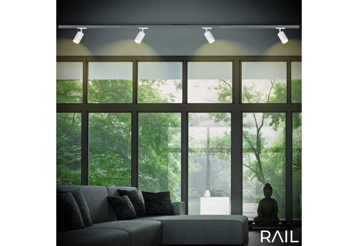 Briloner Leuchten RAIL Spotlight Weiß Schienensystem