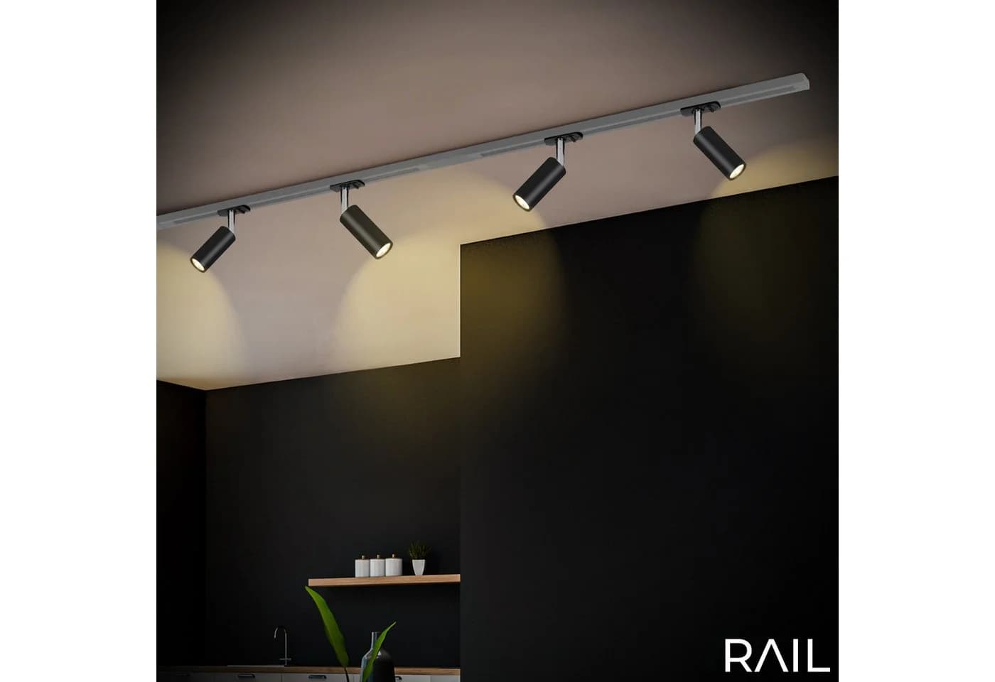 Briloner Leuchten LED Spotlight RAIL Schwarz 5,5W Schienensystem - Bild 5