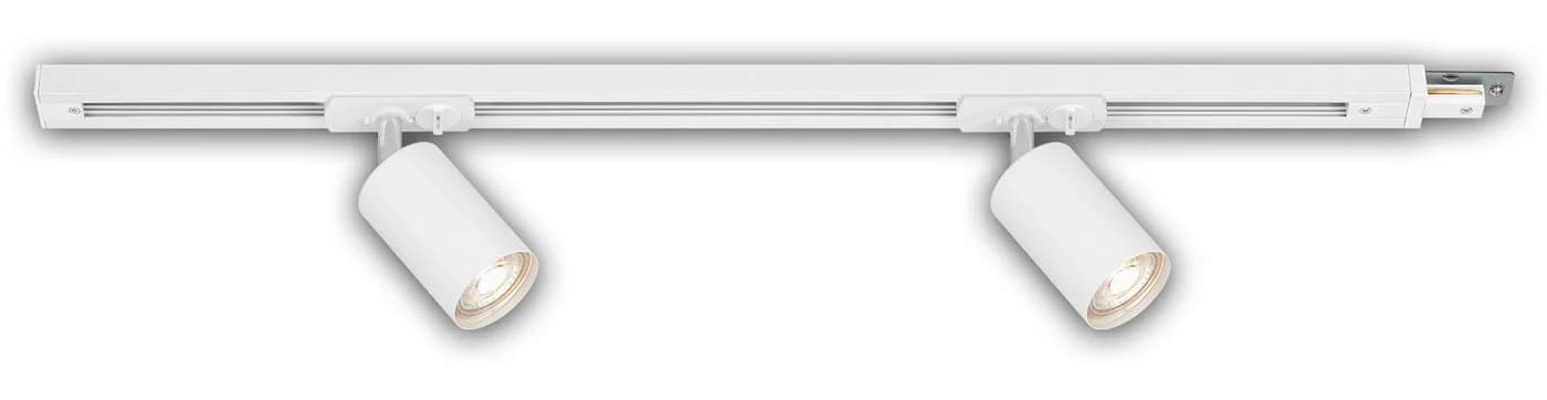 Briloner Leuchten Schienensystem-Sets RAIL Weiß 0,75 m mit 2 GU10 Spots - Bild 2