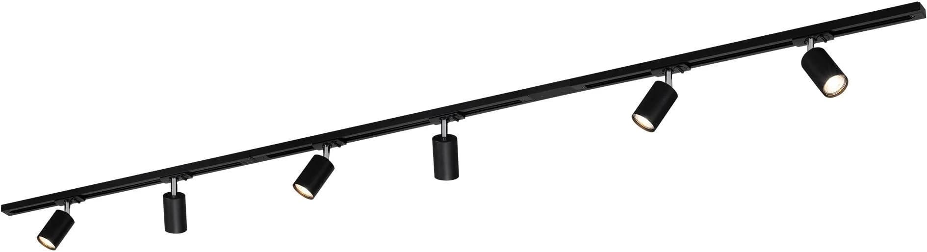 Briloner Schienensystem RAIL 230 V Schwarz 6 Spots