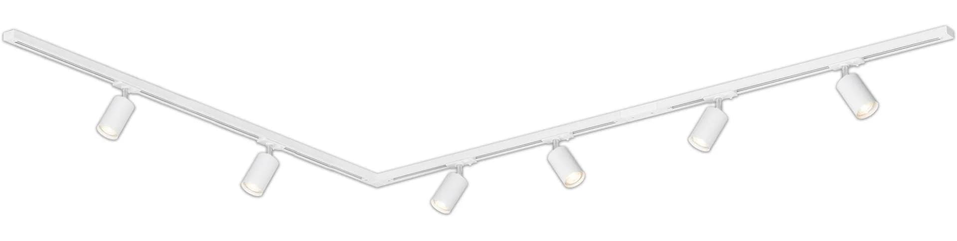 BRILONER LEUCHTEN Schienensystem-Sets RAIL Weiß Matt 3m
