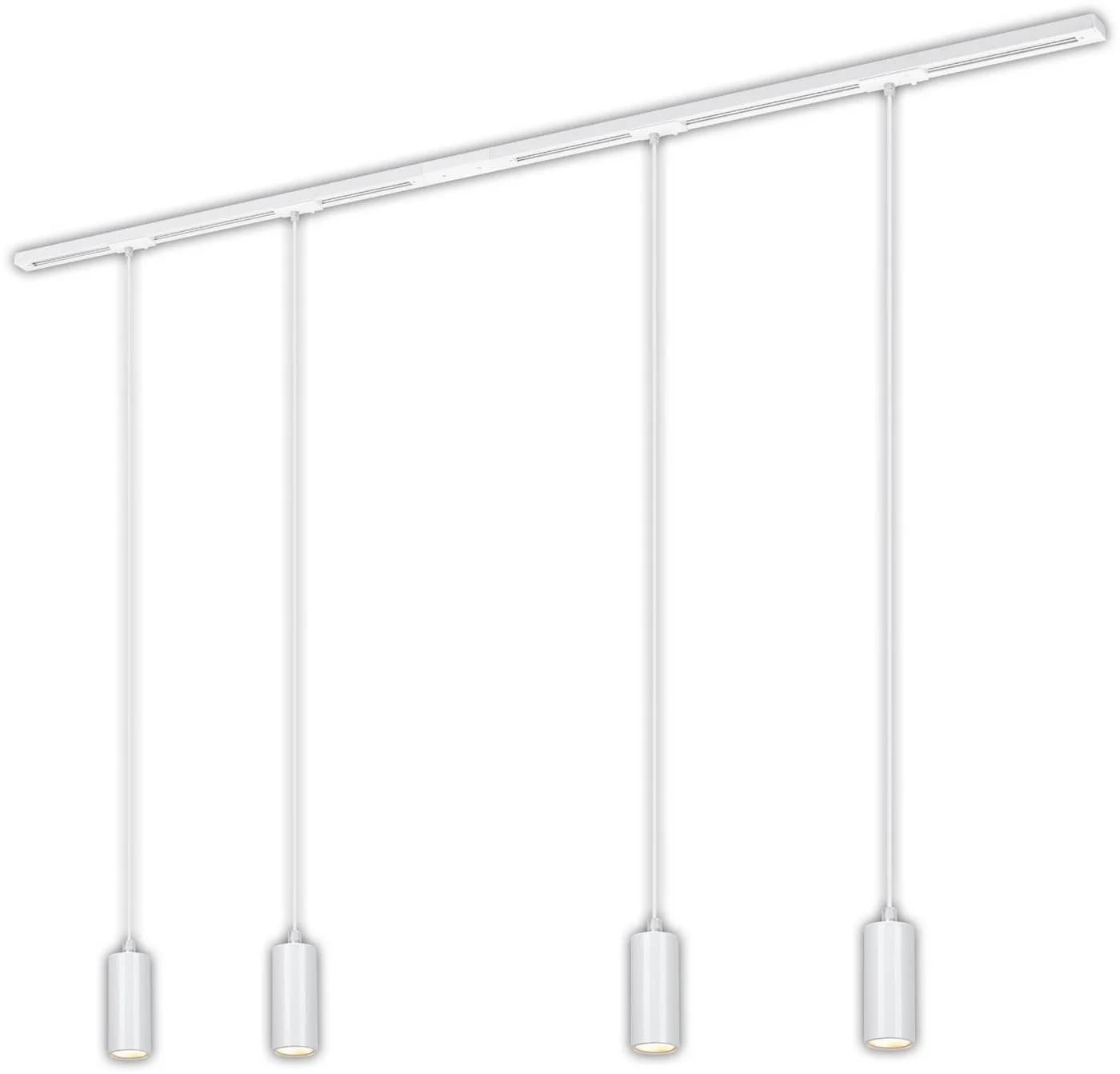 Briloner Schienensystem RAIL 230 V Weiß 4 LED-Pendel 1,5 m - Bild 2