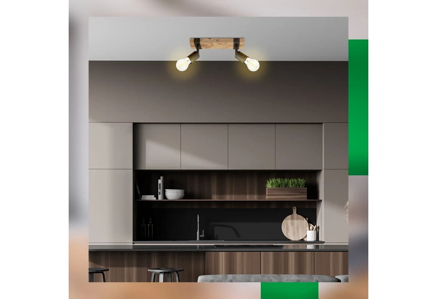 Briloner Leuchten LED-Leuchtmittel A60 E27 Warmweiß 5W 2er Set