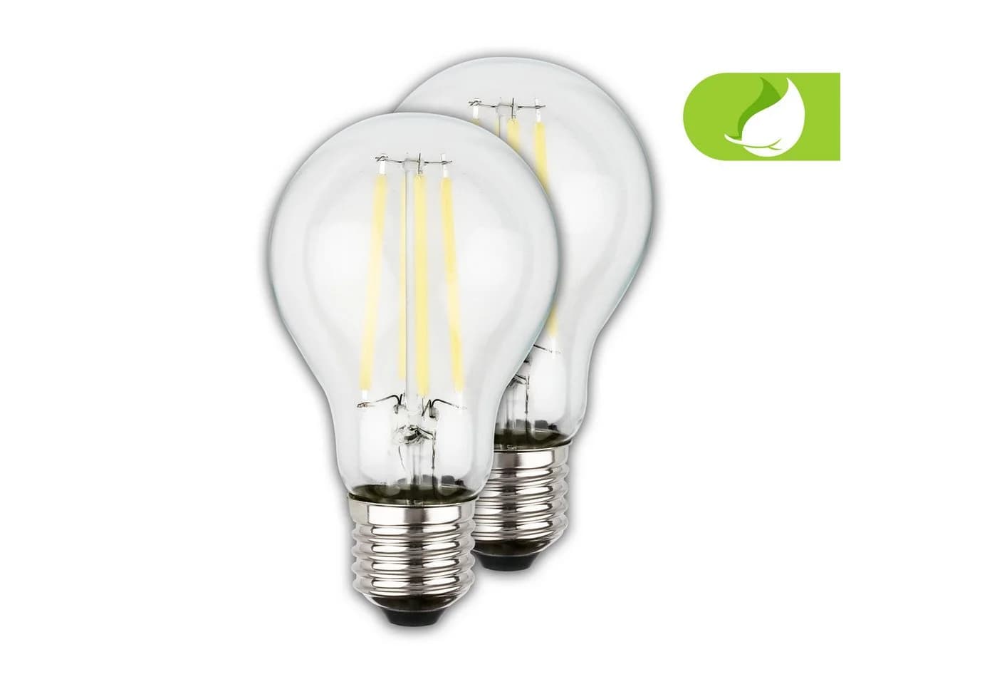 Briloner Leuchten LED-Leuchtmittel 2er Set E27 4W Warmweiß 3000K 840lm - Bild 4