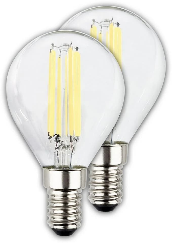 LED-Leuchtmittel Tropfen E14 klar Warmweiß - Bild 2