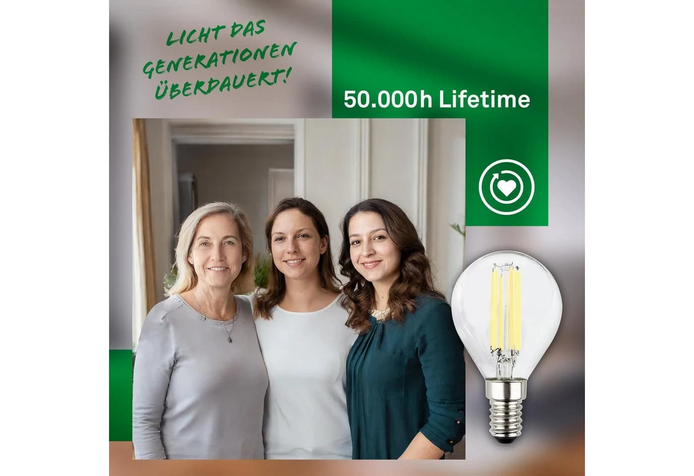 LED-Leuchtmittel Tropfen E14 klar Warmweiß - Bild 3