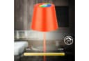 Briloner Leuchten LED Tischleuchte Akku Flaschenaufsatz Orange 3-in1 Bild 4