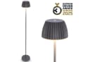 Brilo LED-Akku-Stehlampe unplugged Riffle anthrazit Bild 2