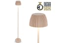 BRILONER LEUCHTEN LED Stehlampe Riffle Beige Kabellos Touchdimmer Bild 2