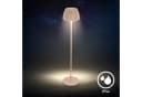 BRILONER LEUCHTEN LED Stehlampe Riffle Beige Kabellos Touchdimmer Bild 5