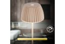 BRILONER LEUCHTEN Akku LED Tischleuchte Beige Touchdimmer IP44 Bild 4