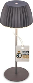 Brilo LED-Akku-Tischlampe Riffle 36 cm Anthrazit Bild 3