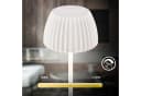 BRILONER LED Stehlampe Riffle Weiß Akku Touchdimmer Modern Bild 4