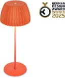 BRILONER LEUCHTEN LED Tischleuchte Akku Orange Touchdimmer Bild 2