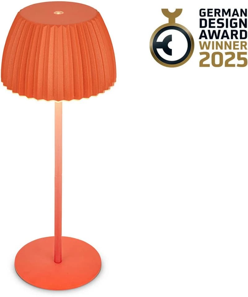 BRILONER LEUCHTEN LED Tischleuchte Akku Orange Touchdimmer - Bild 2