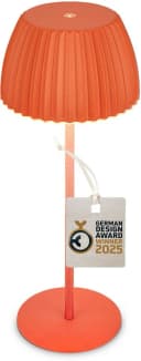 BRILONER LEUCHTEN LED Tischleuchte Akku Orange Touchdimmer Bild 3