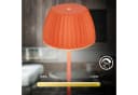 BRILONER LEUCHTEN LED Tischleuchte Akku Orange Touchdimmer Bild 5