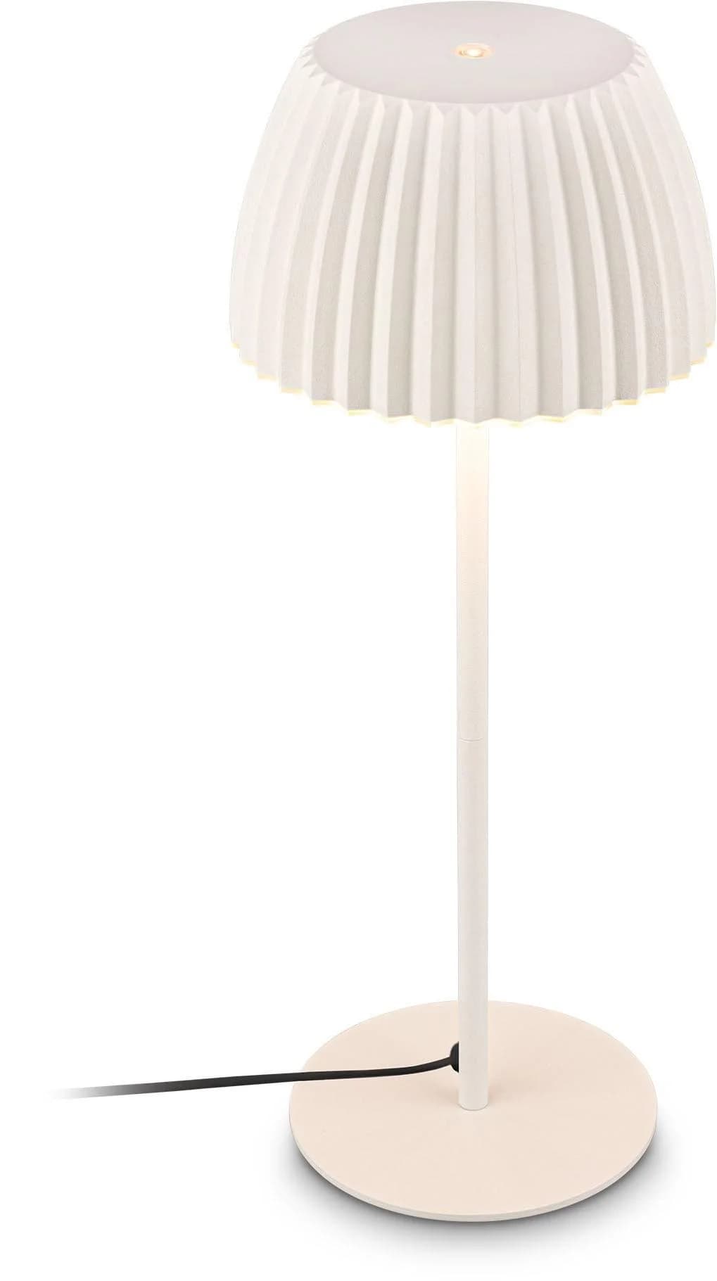 BRILONER LEUCHTEN LED Tischleuchte LOCA 7625016 Weiß