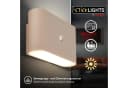 Briloner LED-Akku-Wandlampe Chat Beige Kunststoff Sensor Bild 4
