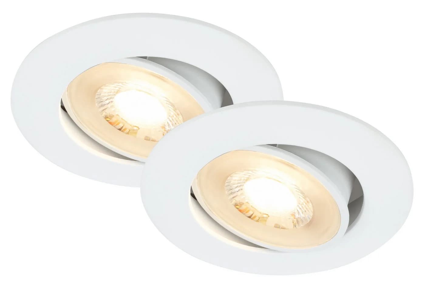 BRILONER LEUCHTEN LED Einbauleuchte BESI 7662026 Weiß Matt