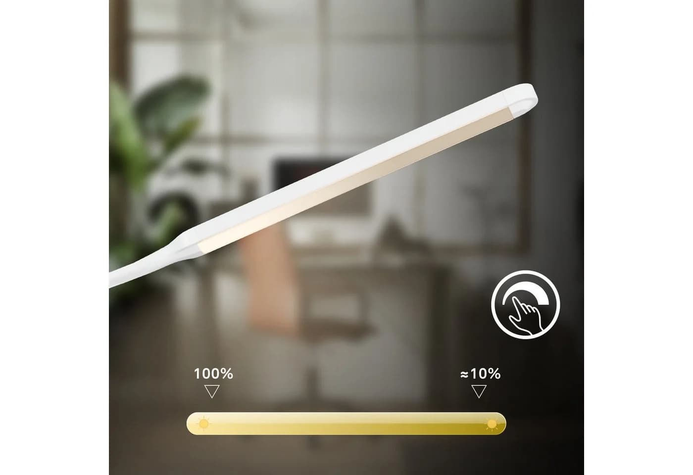 Briloner Leuchten LED Tischleuchte MURA Weiß Dimmbar USB-C - Bild 3