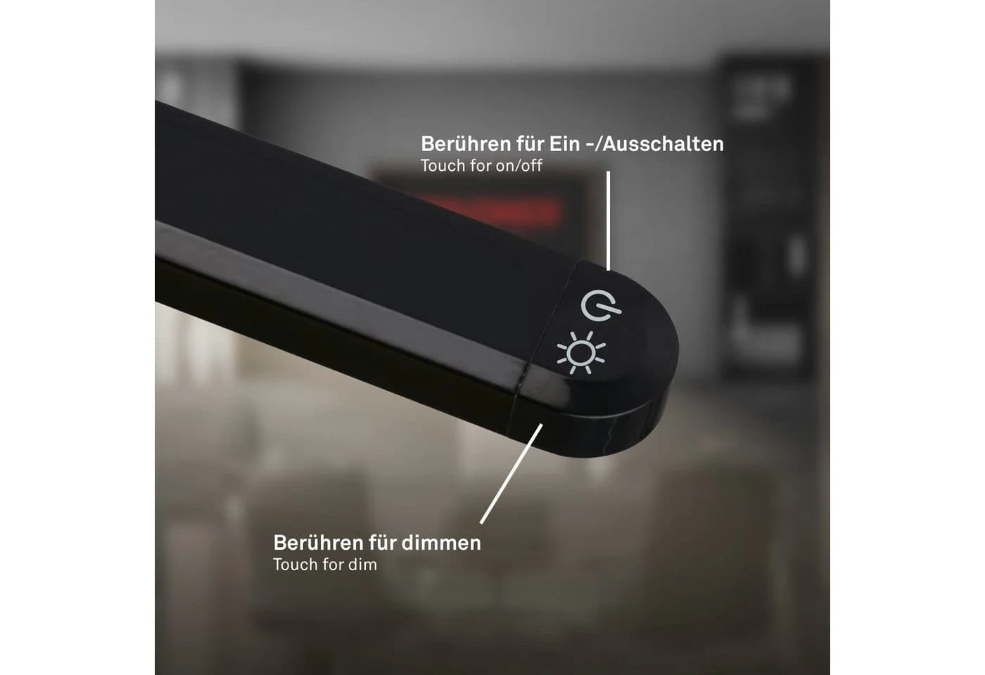 Briloner Leuchten LED Stehlampe MURA 1660015 Schwarz Dimmbar - Bild 5