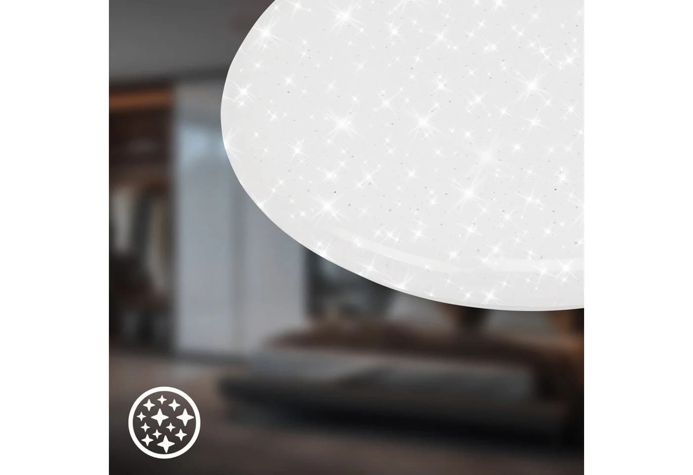 BRILONER LEUCHTEN LED Deckenleuchte GIT 3957316 Weiß Sternencover - Bild 4