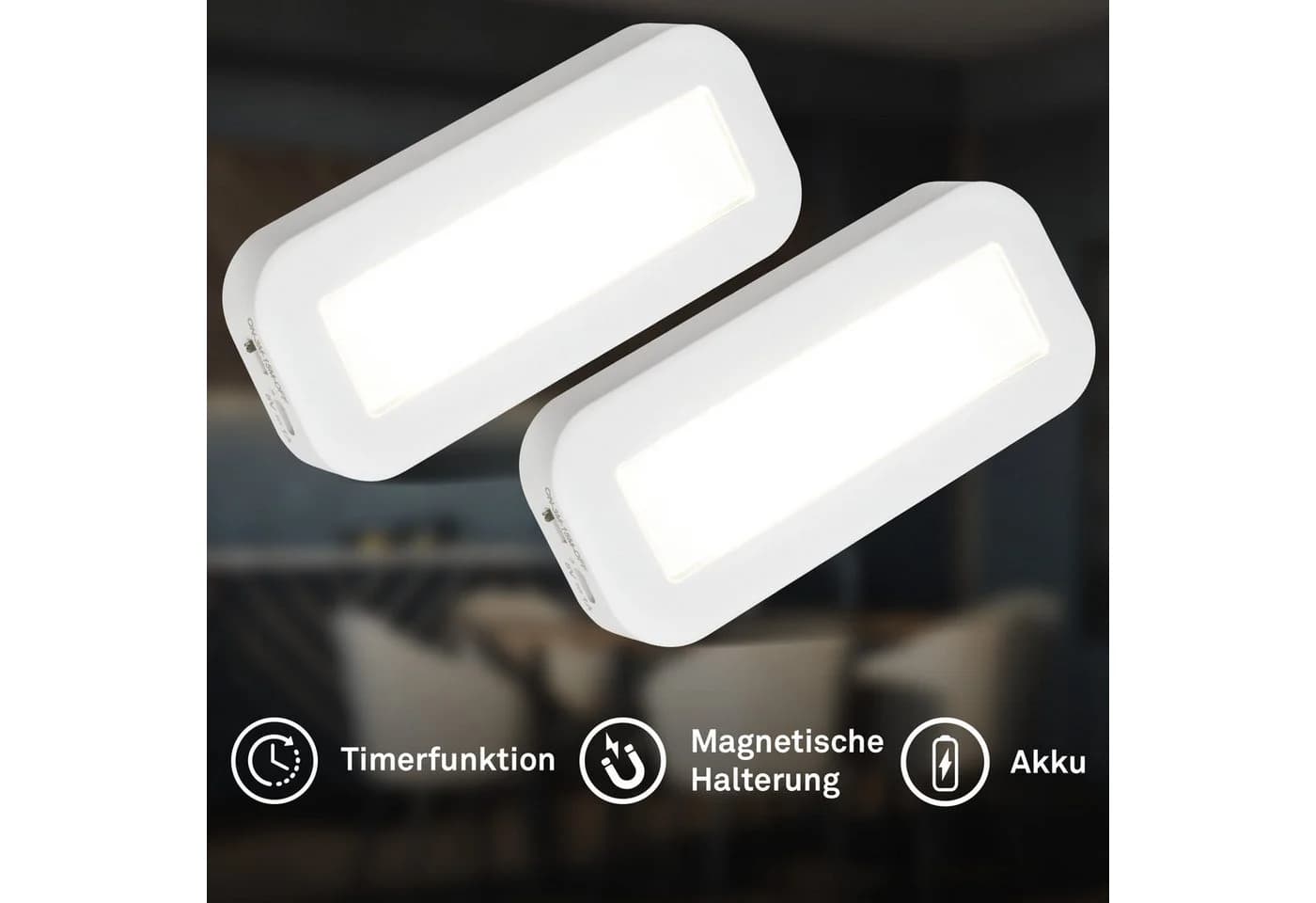 Briloner Leuchten LED Unterbauleuchte USB-C kabellos 4000K Neutralweiß - Bild 2