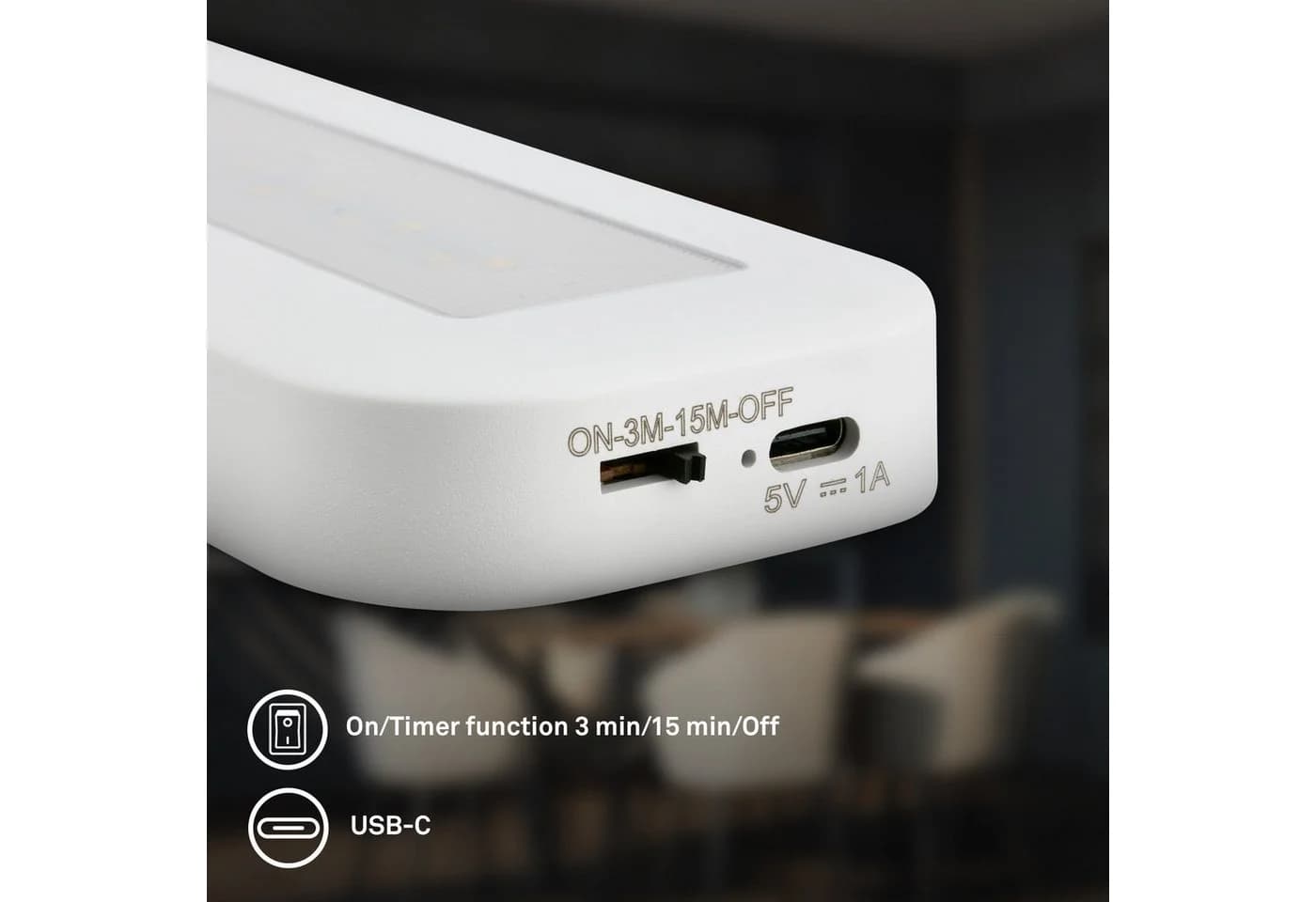 Briloner Leuchten LED Unterbauleuchte USB-C kabellos 4000K Neutralweiß - Bild 5