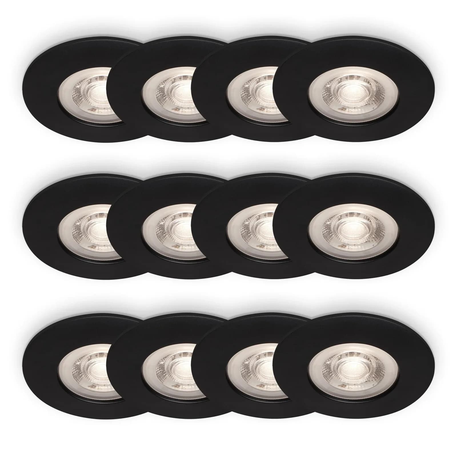 BRILONER LED Einbauleuchte KULANA 7687125 - Matt Schwarz