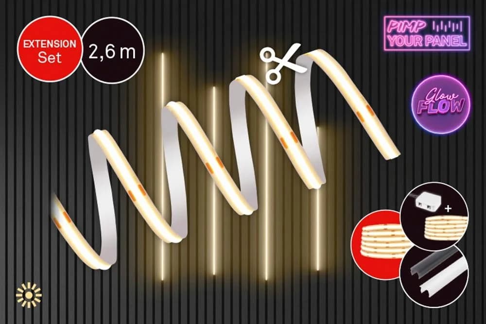 BRILONER LED Stripe Ergänzungs-Set 320 LEDs Weiß