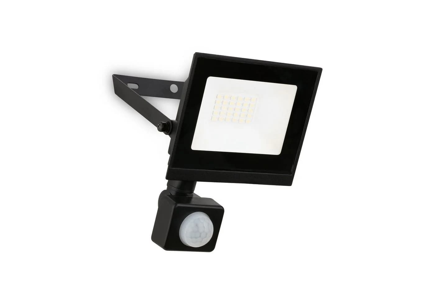 Briloner LED Wandleuchte Schwarz 4000K mit Bewegungsmelder