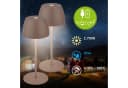 Briloner Leuchten LED Außen-Tischleuchte SERINA MINI 2er-Set Warmweiß Dimmbar Bild 1