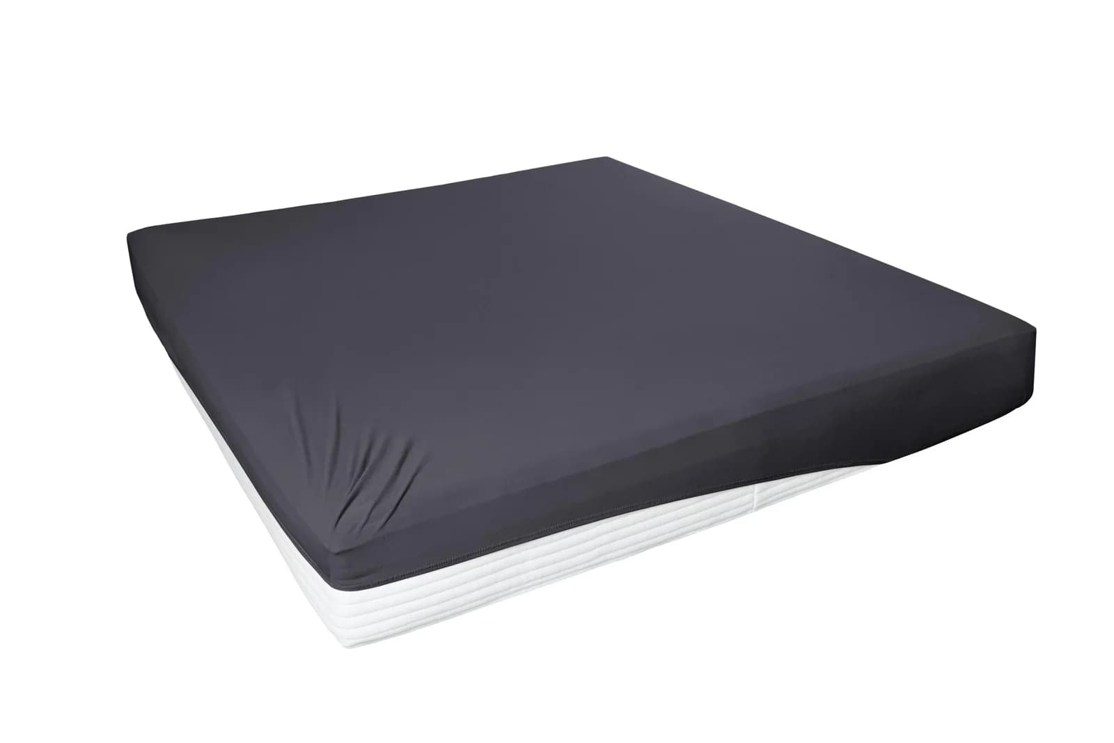 Spannbetttuch Jersey Anthrazit 150x200cm