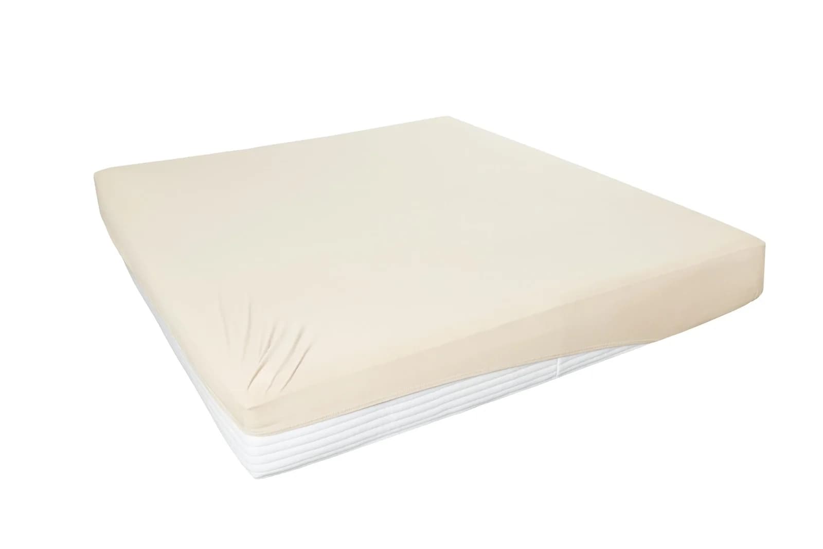 H.G. Hahn-Haustextilien Spannbetttuch Jersey Ecru