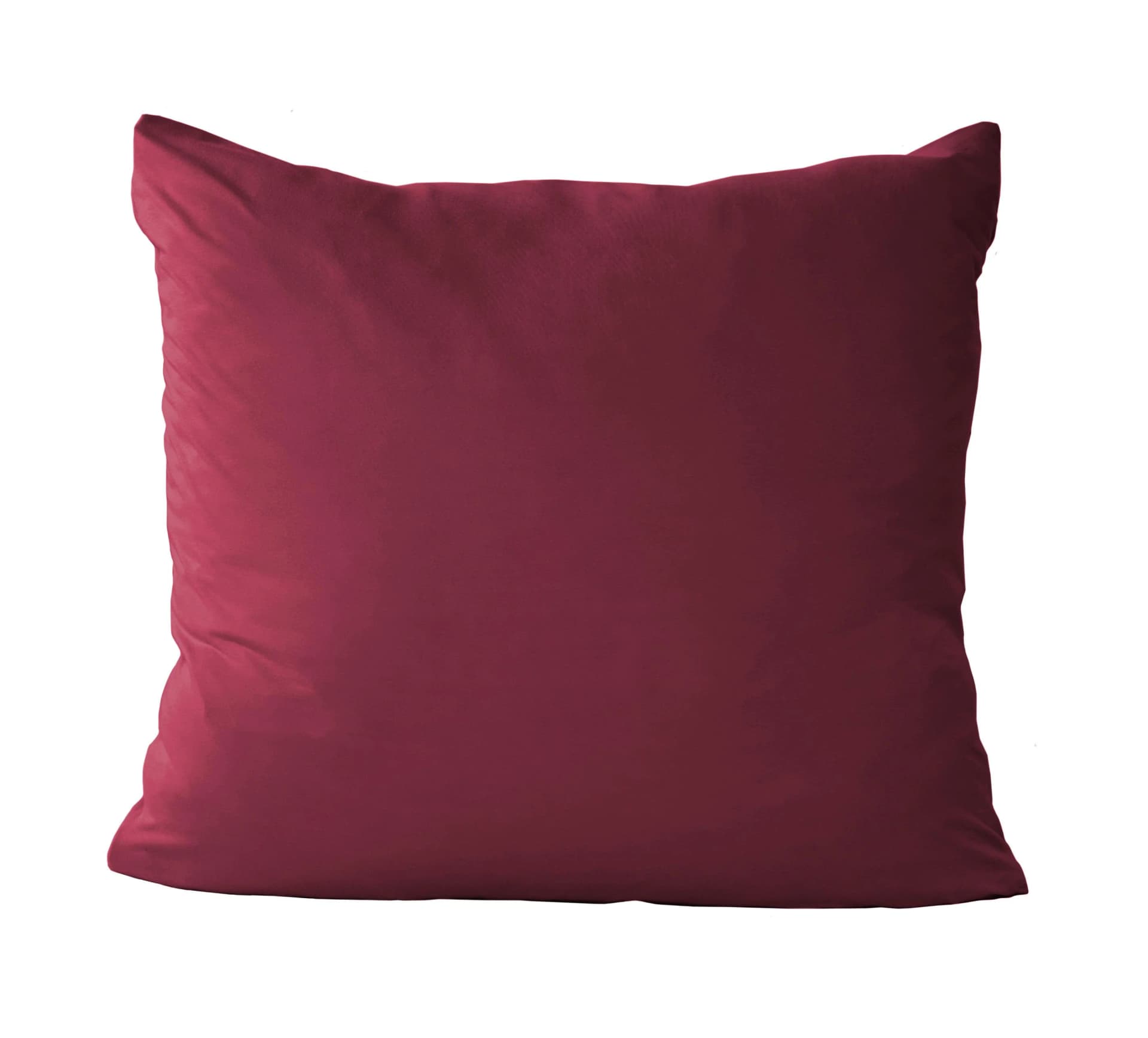 Kissenbezug Jersey bordeaux von H.G. Hahn-Haustextilien