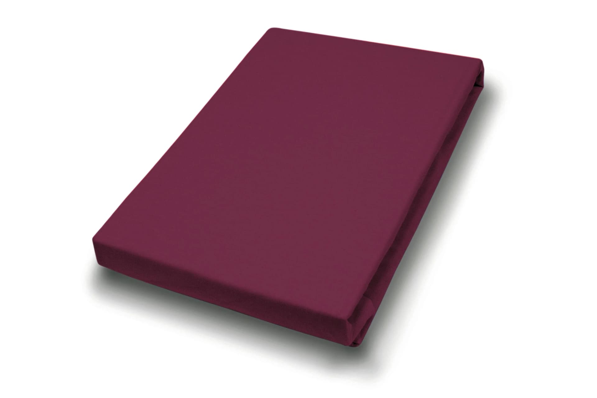 Primera Spannbettlaken Mako-Jersey Rot 100% Baumwolle