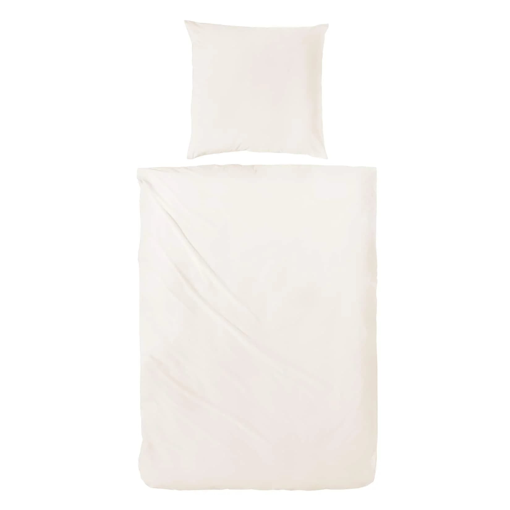 Primera Luxus-Satin Bettwäsche Set Champagner 155x220 cm