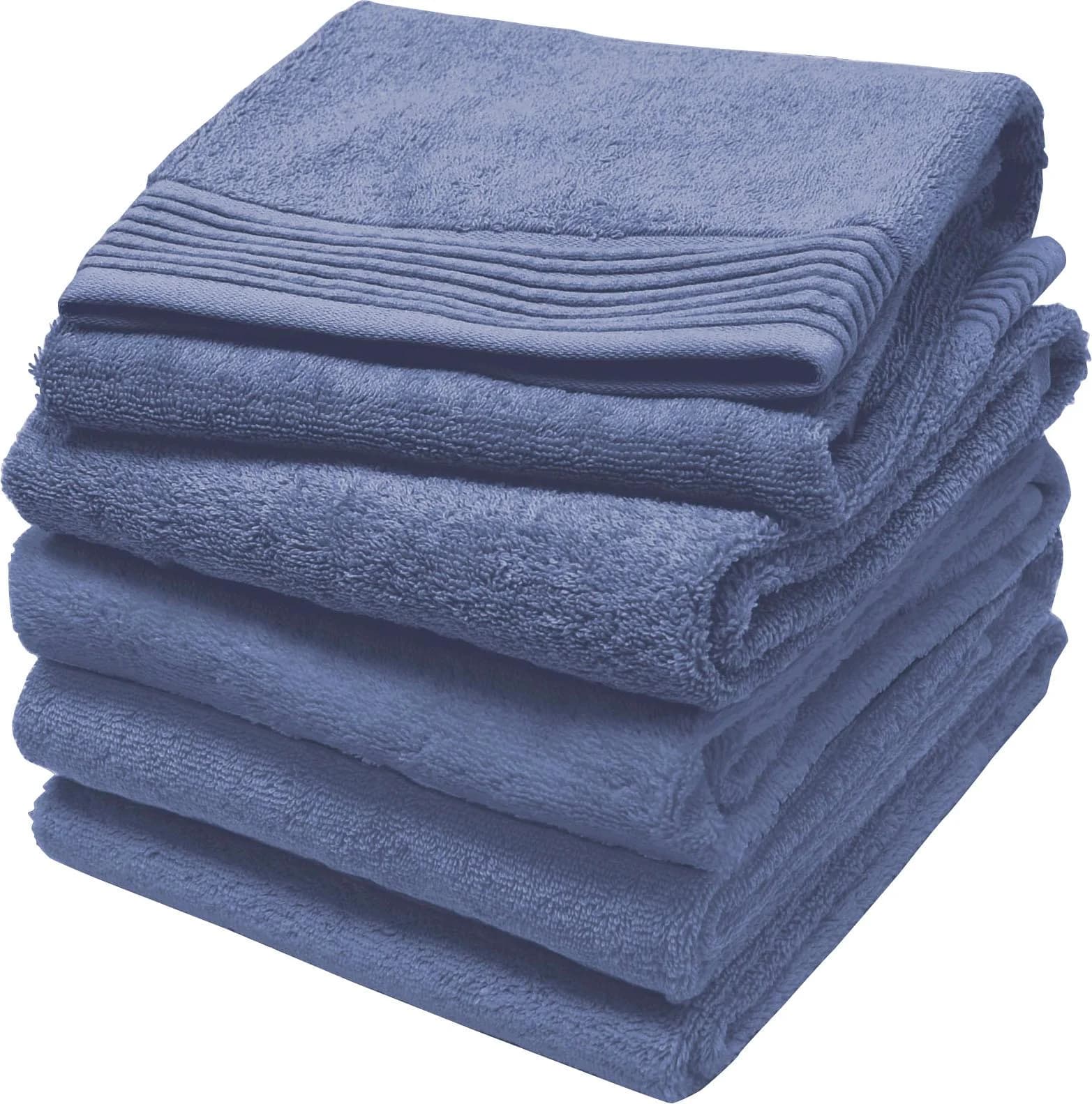 Duschtuch PRIMERA Premium Blau Walkfrottier 100% Baumwolle - Bild 3